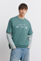 Springfield Playera con logo turquesa