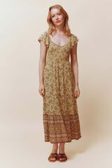 Springfield Vestido Cerde&ntilde;a amarillo