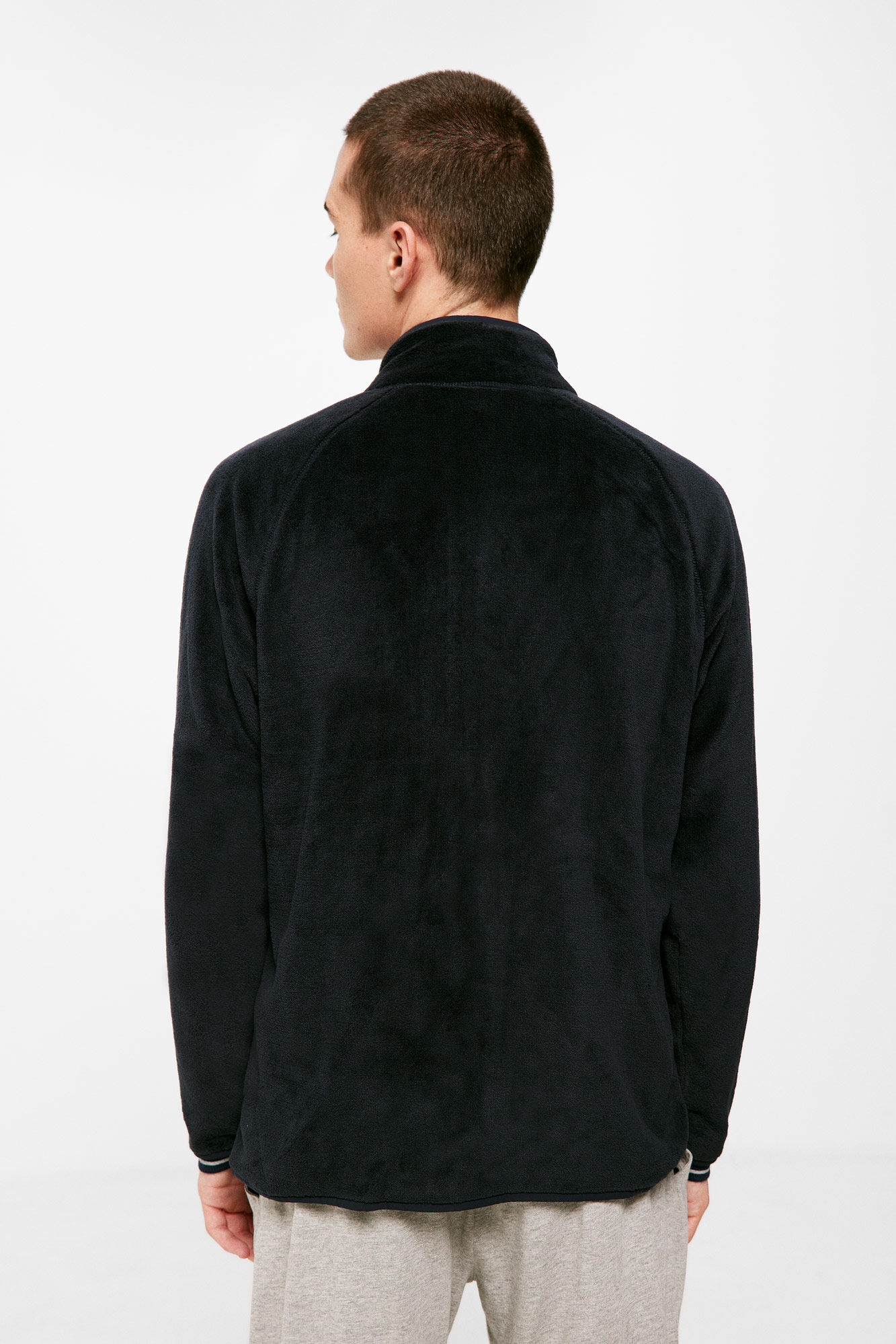 Springfield Chamarra homewear borreguito marino