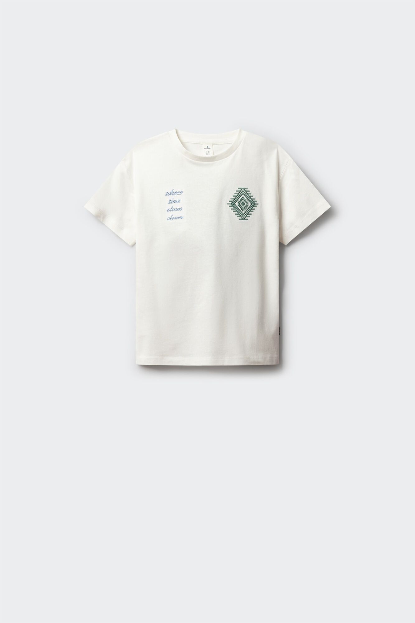Springfield Kids Playera de manga corta con rombo &eacute;tnico para ni&ntilde;o