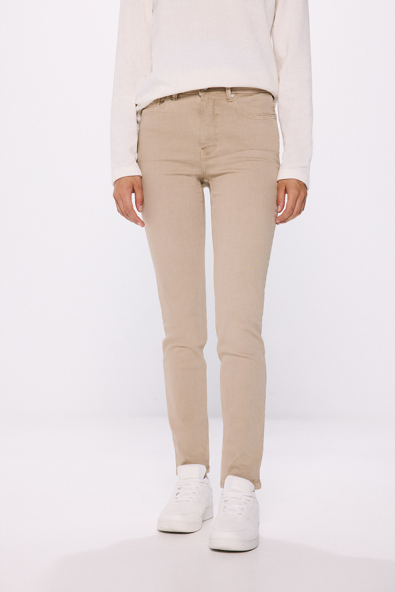 Springfield Pantal&oacute;n Slim Color beige