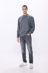 Springfield Sudadera textura gris