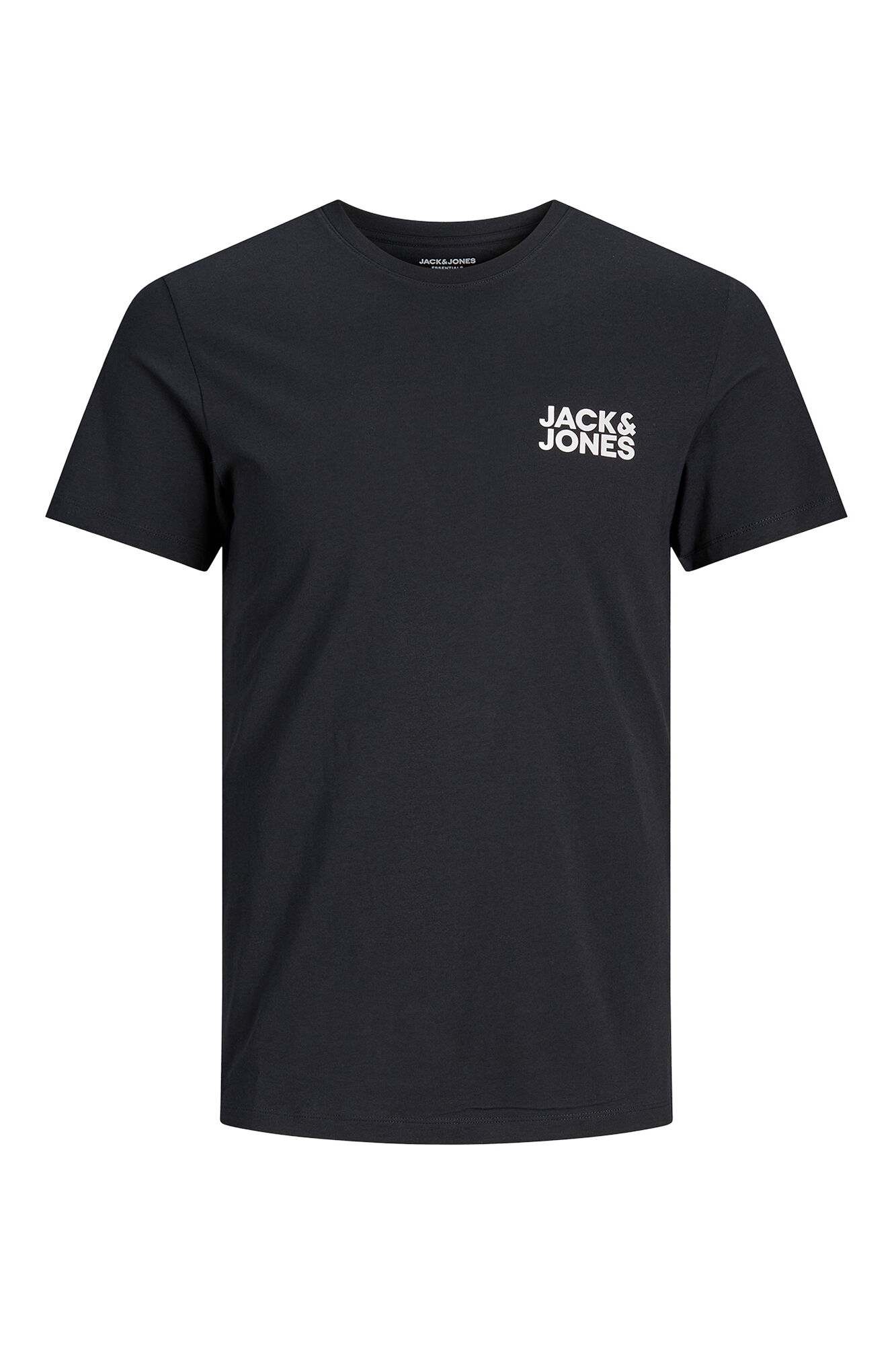 Jack & Jones Playera est&aacute;ndar fit negro