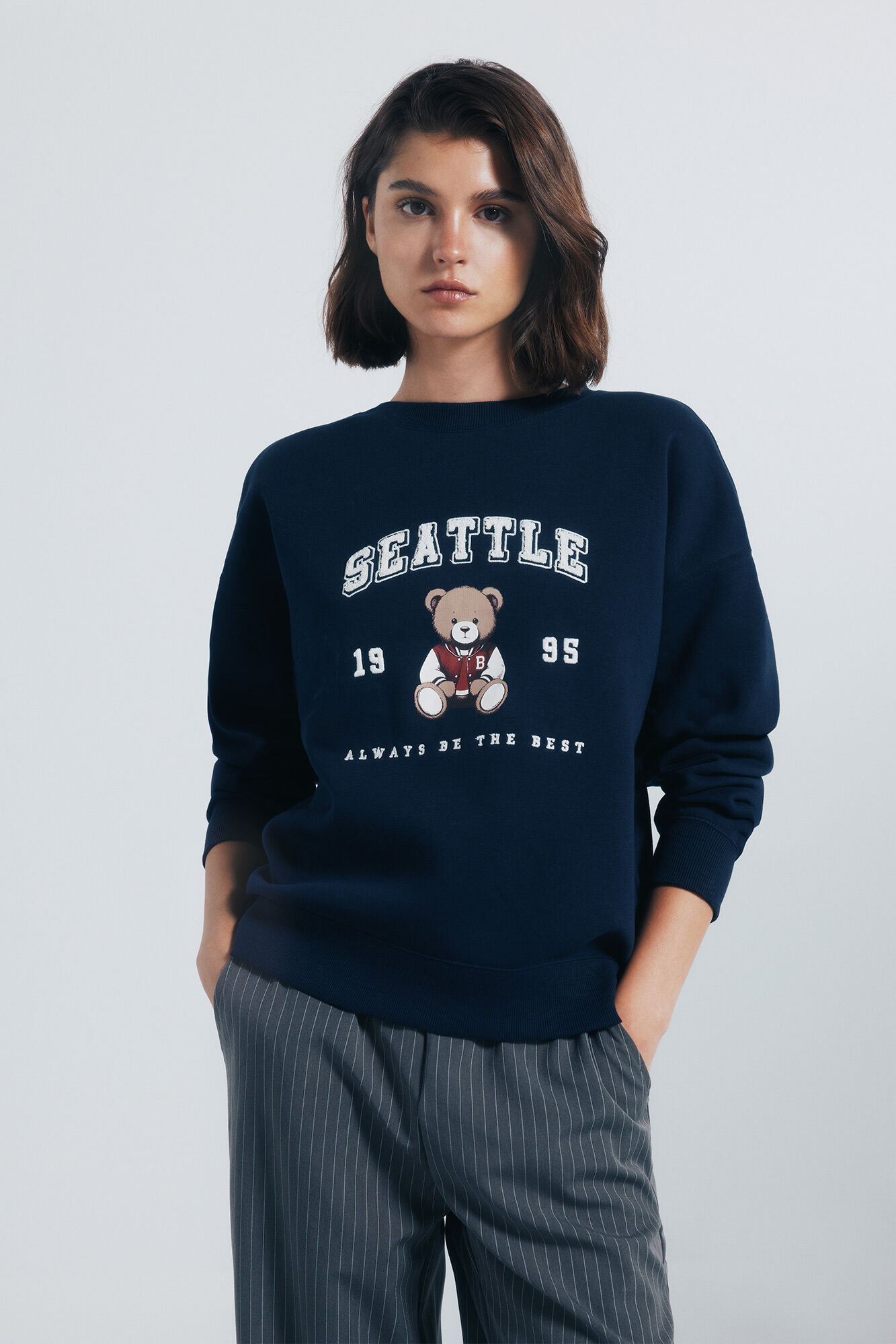 Springfield Sudadera gr&aacute;fica ciudad marino