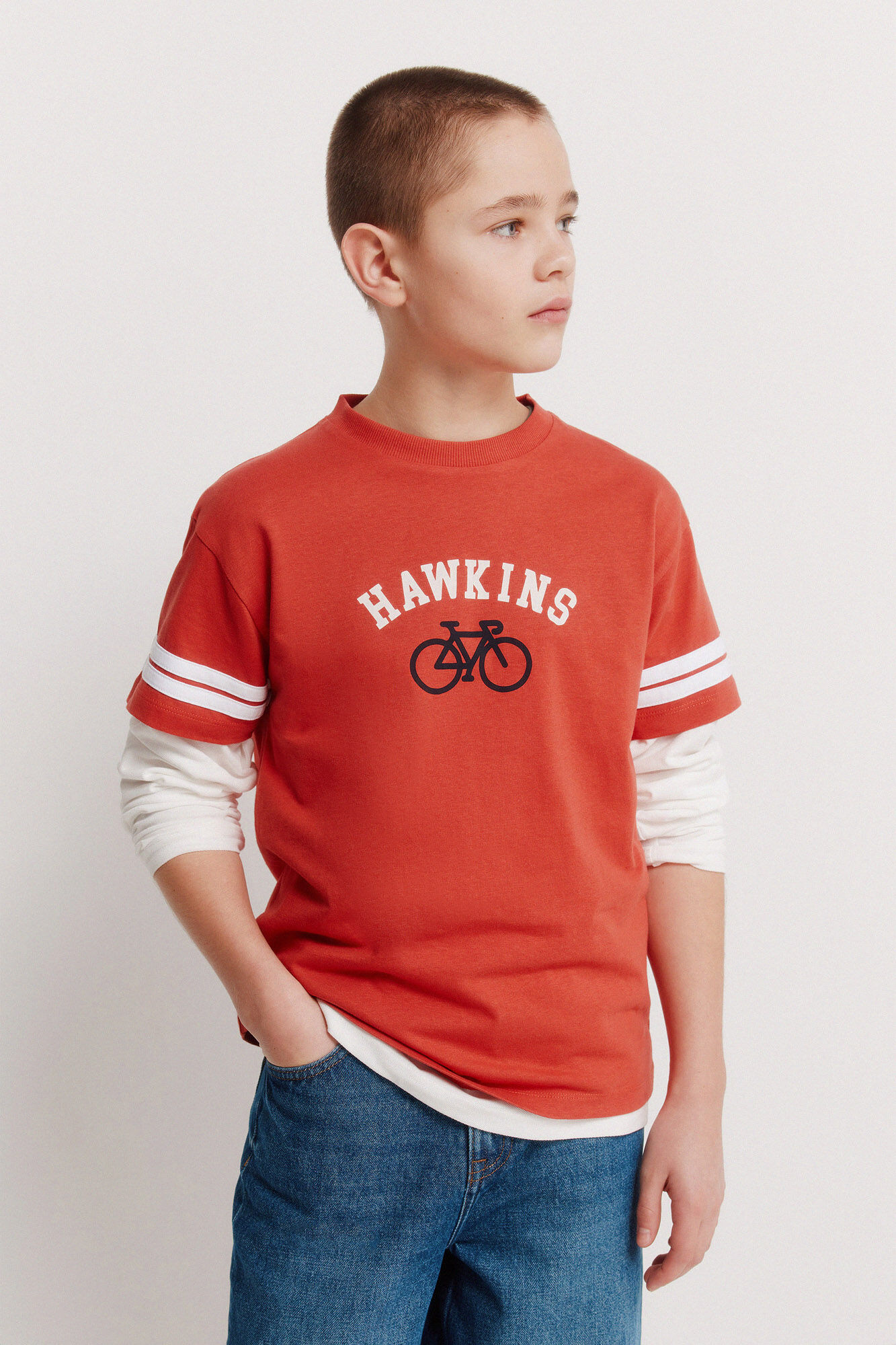 Springfield Kids Playera manga corta a rayas para ni&ntilde;o