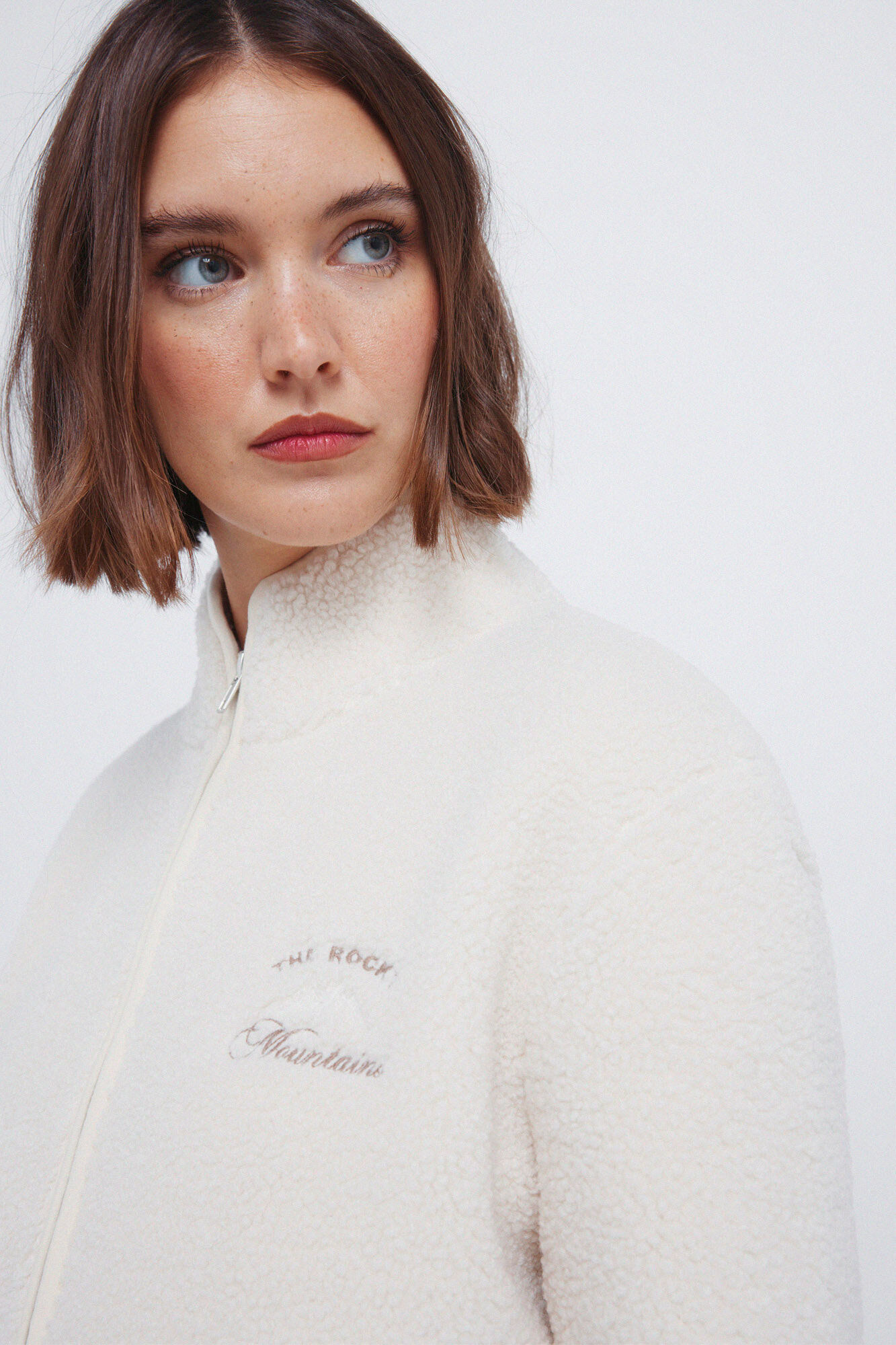 Springfield Forro polar de sudadera "Rocky Mountain" con cierre caf&eacute;