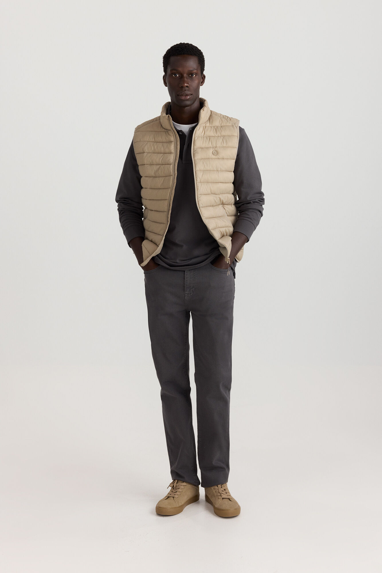 Springfield Pantal&oacute;n de 5 bolsillos slim lavado
