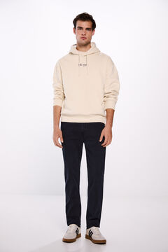 Springfield Pantalón color lavado slim fit marino