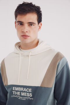 Springfield Sudadera capucha cortes azul
