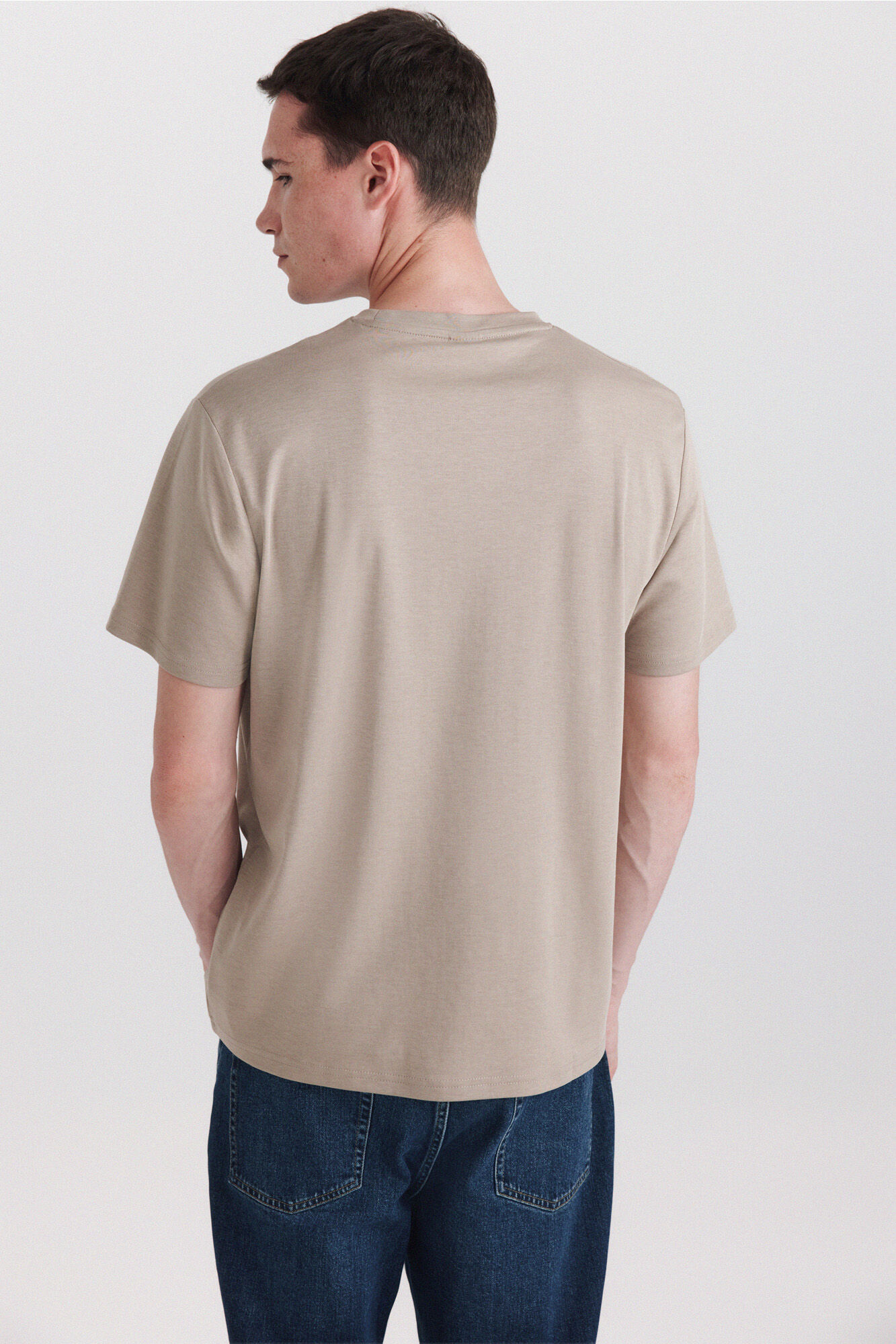 Springfield Playera de aspecto t&eacute;cnico caf&eacute;