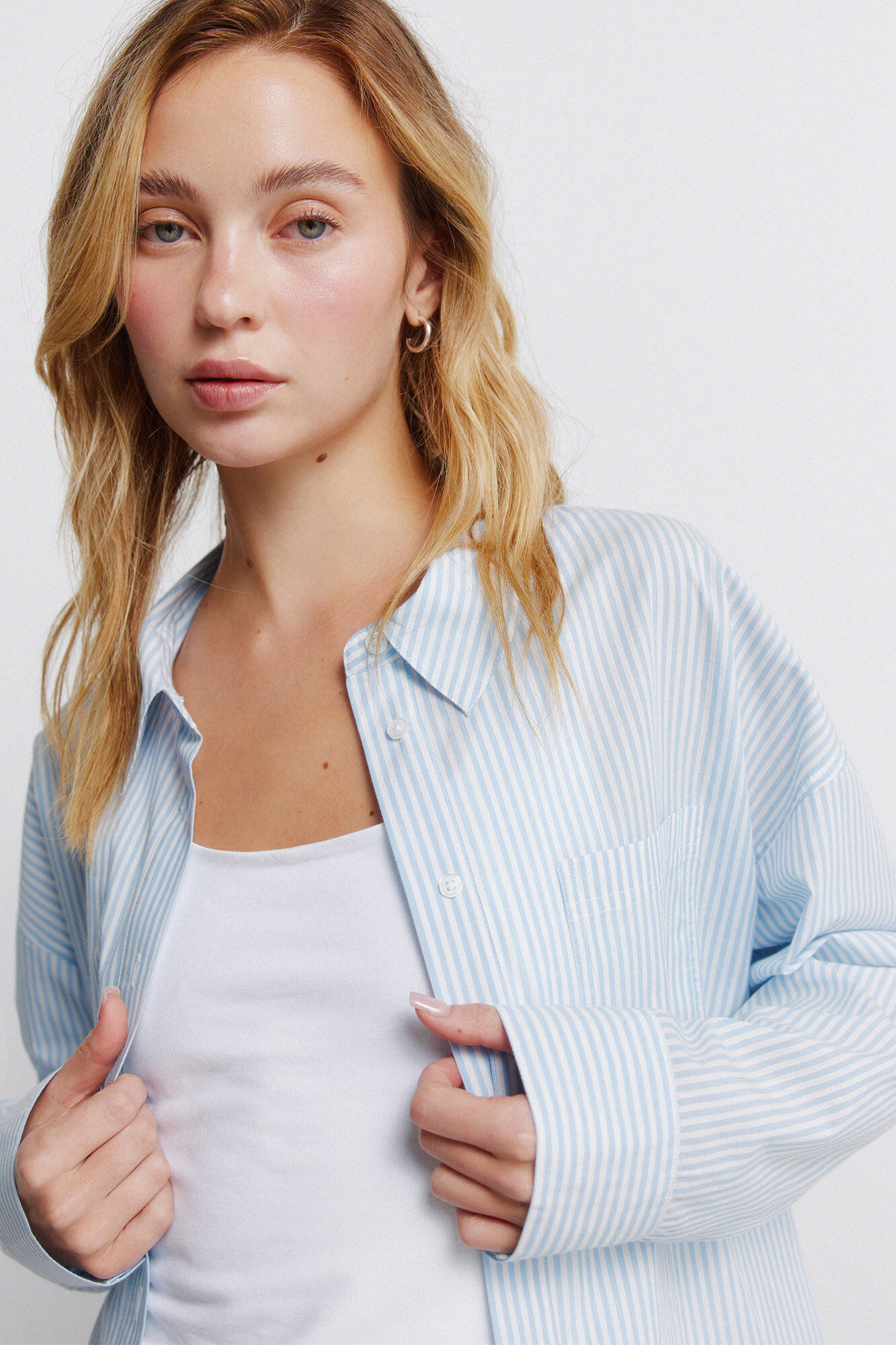 Springfield Camisa oversize de rayas