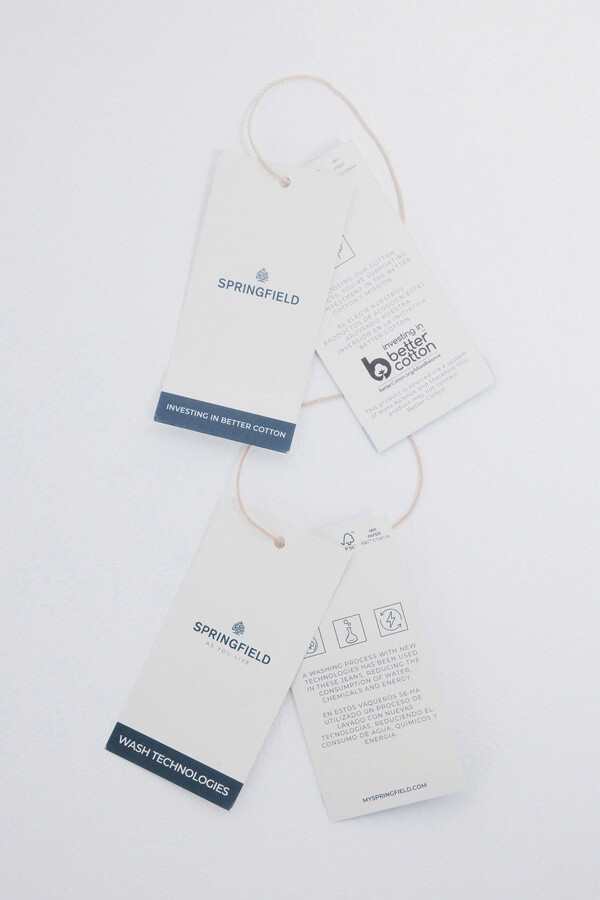 Springfield Jeans pitillo de color azul muy oscuro azul