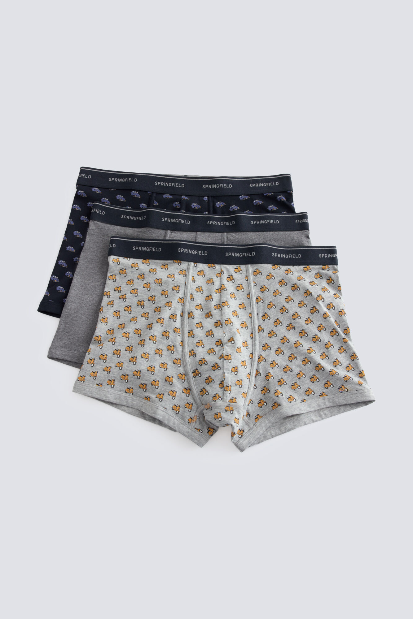 Springfield Pack 3 boxers veh&iacute;culo