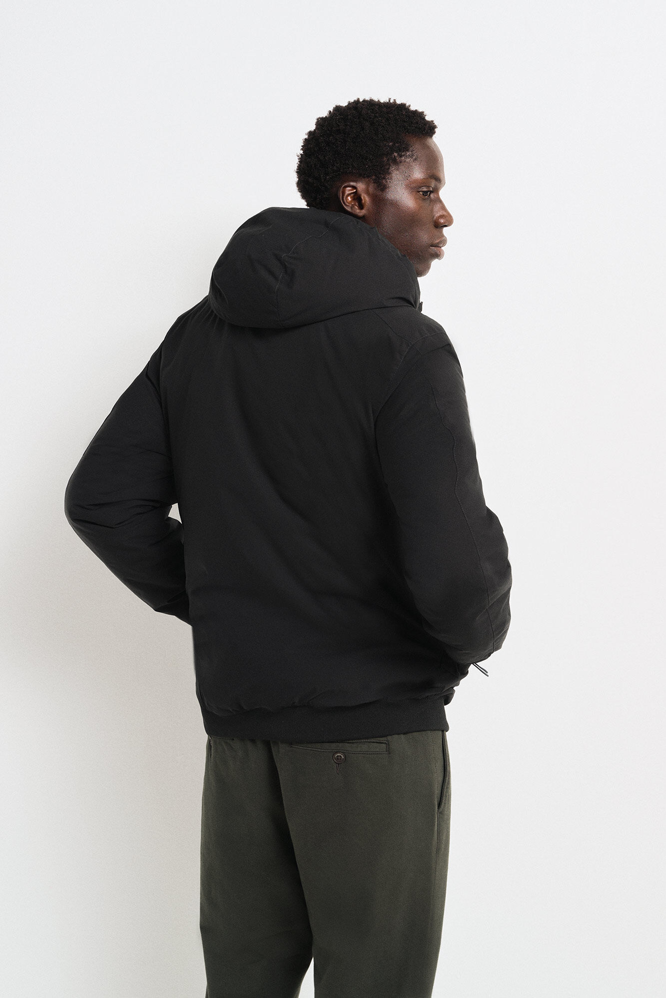 Springfield Chamarra t&eacute;cnica alcolchada negro