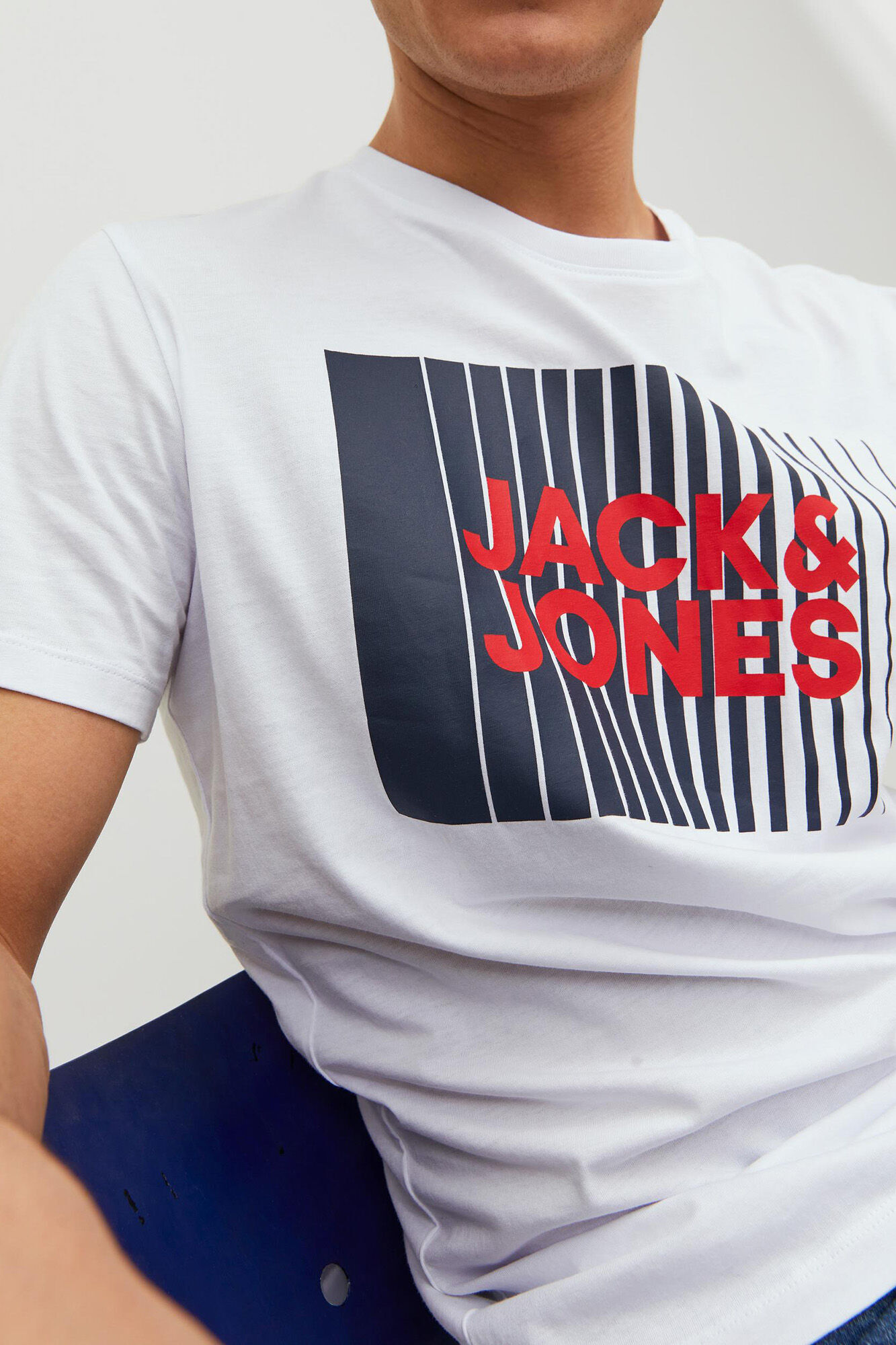 Jack & Jones Playera est&aacute;ndar fit natural