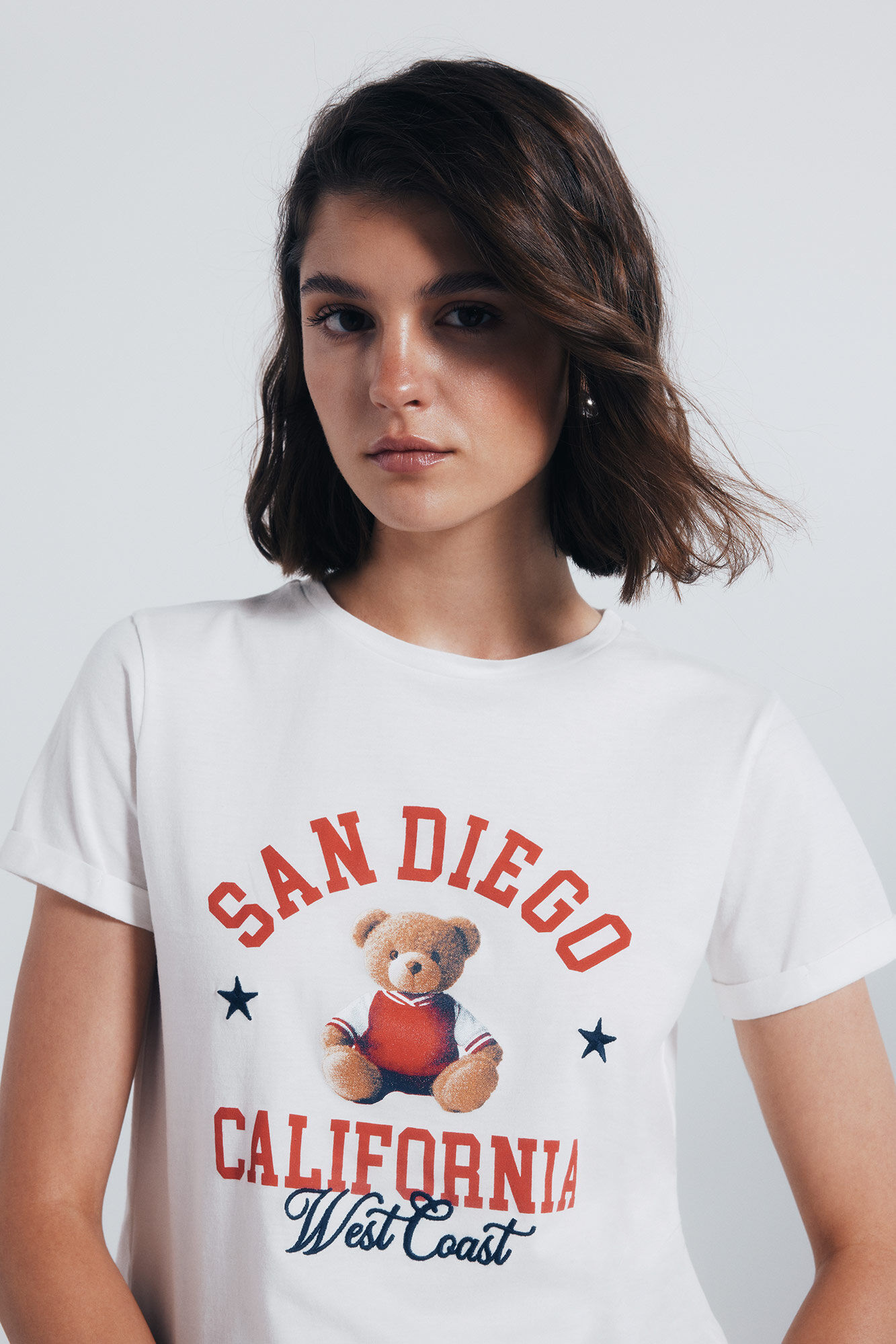 Springfield Playera gr&aacute;fica americana nude