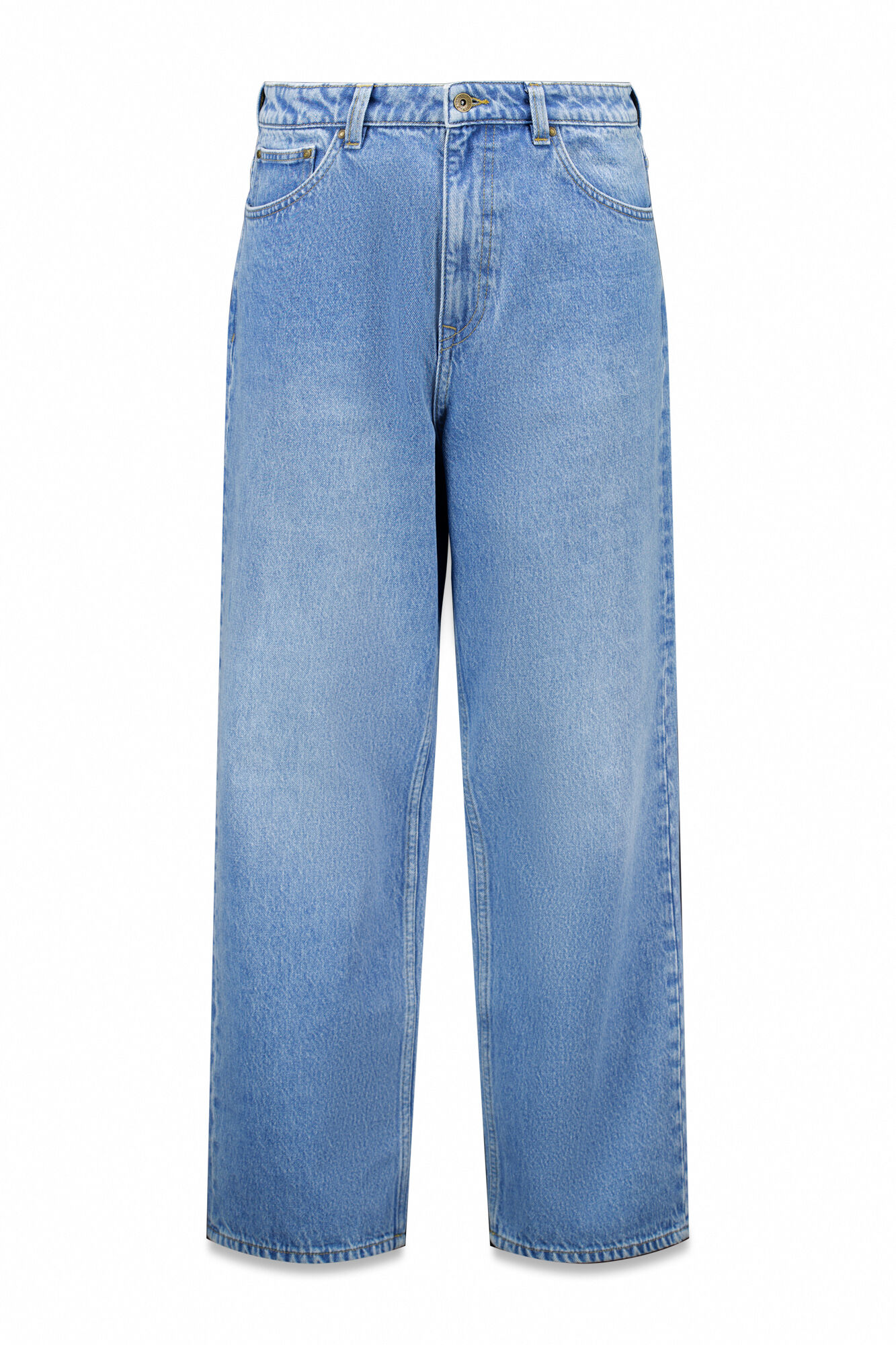 Springfield Jeans wide leg lavado medio azul