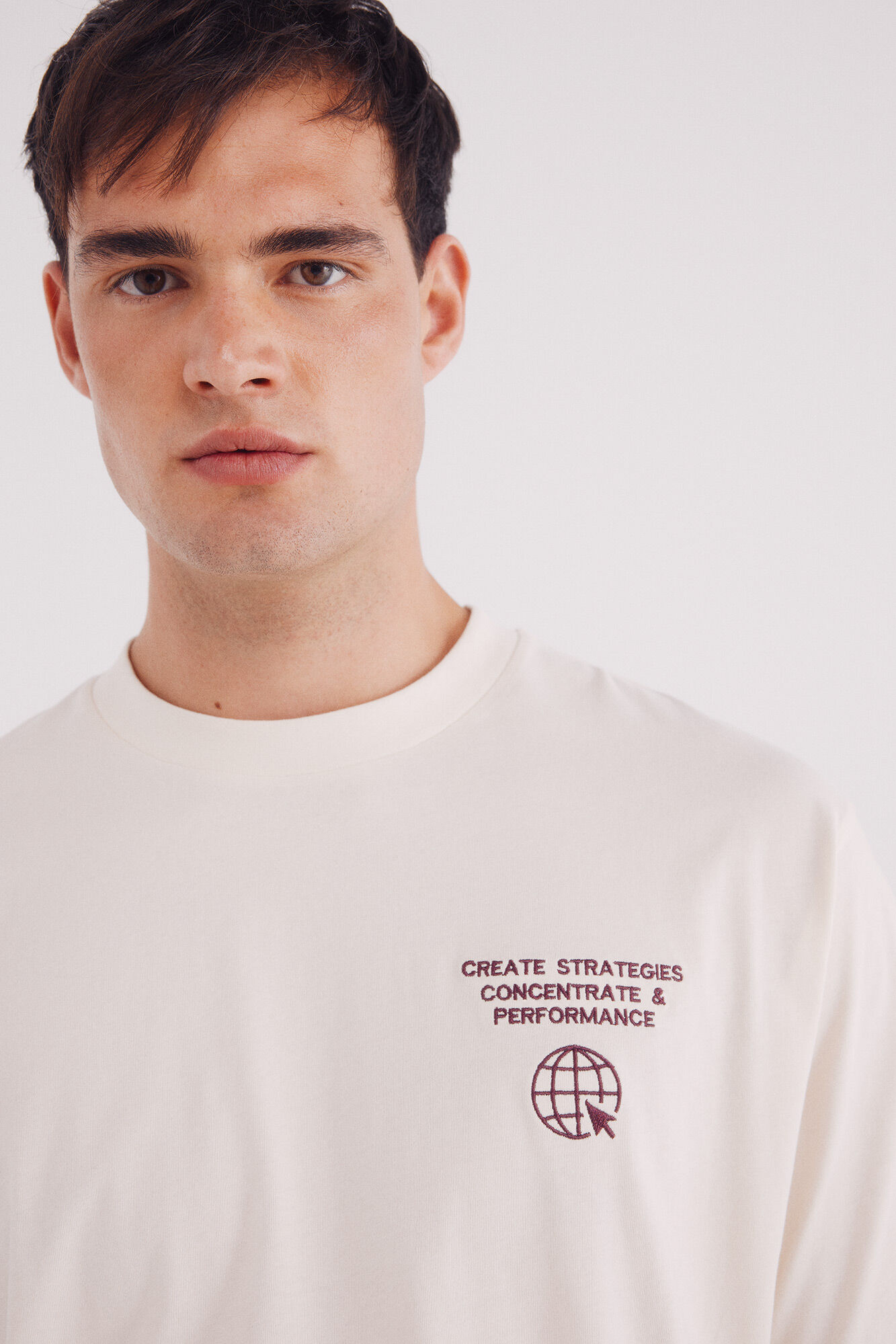 Springfield Camiseta mental focus blanco
