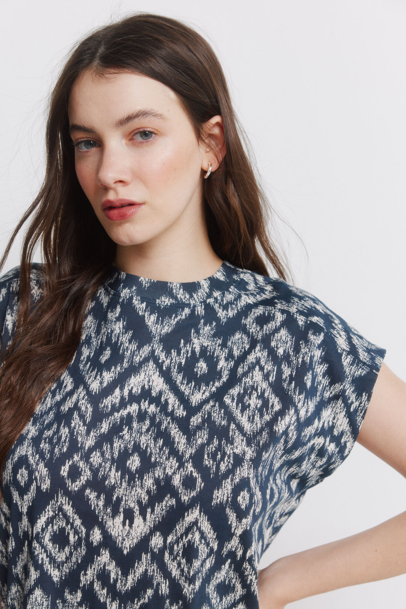 Springfield Playera estampado &eacute;tnico