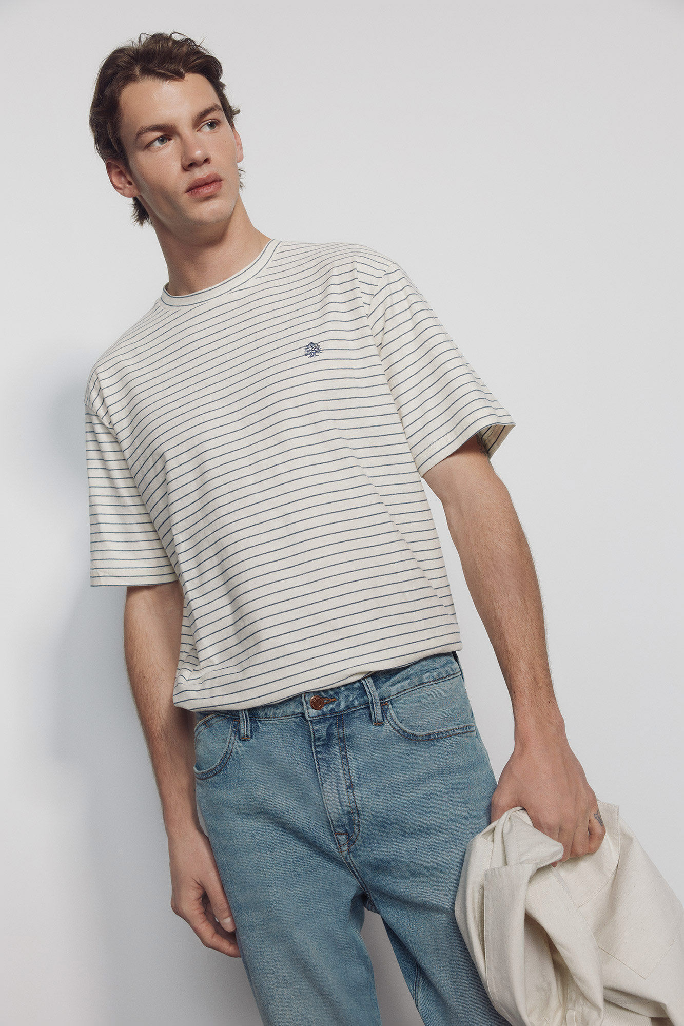 Springfield Jeans sobretintado slim fit azul