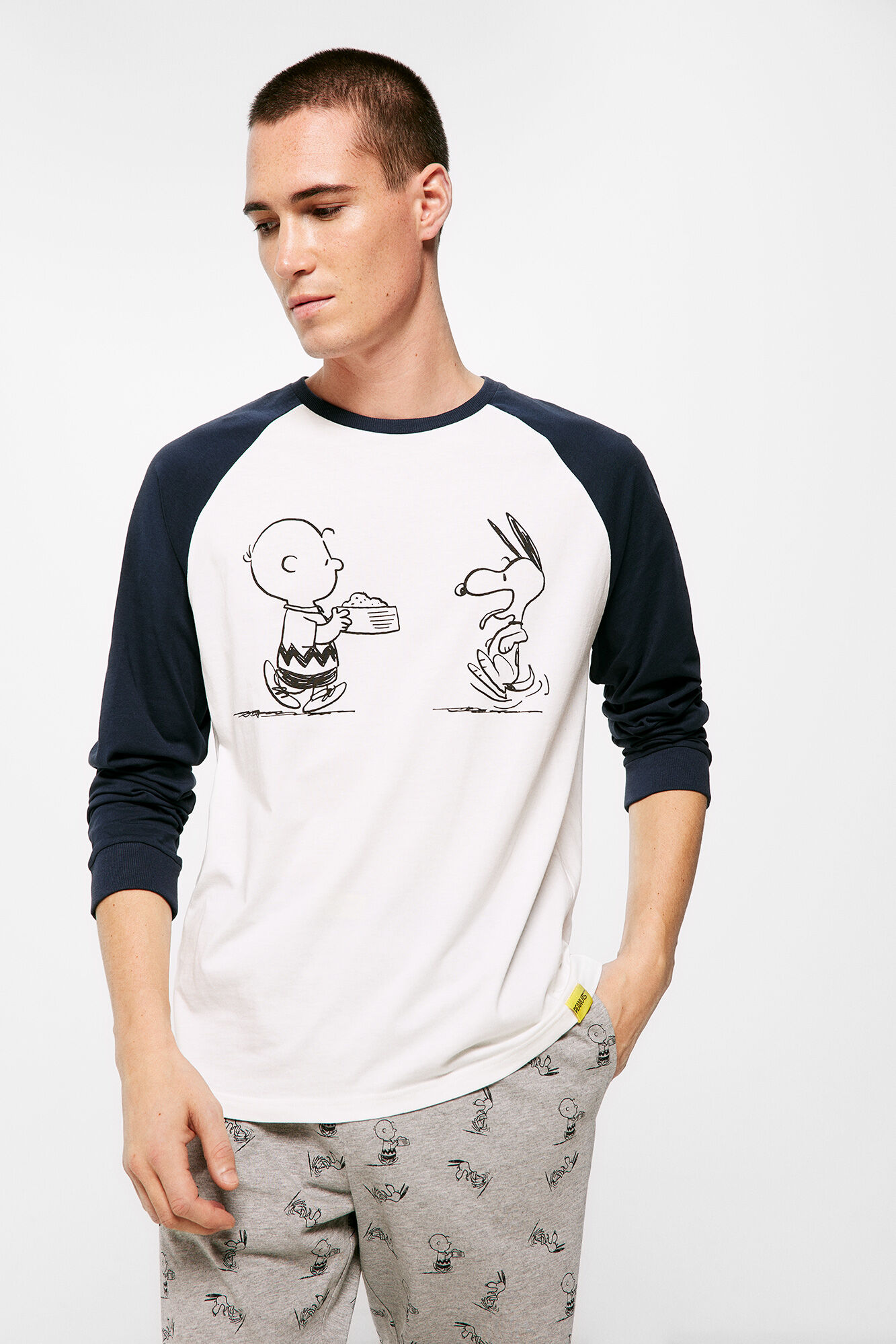 Springfield Pijama largo Peanuts&trade; Charlie Brown gris