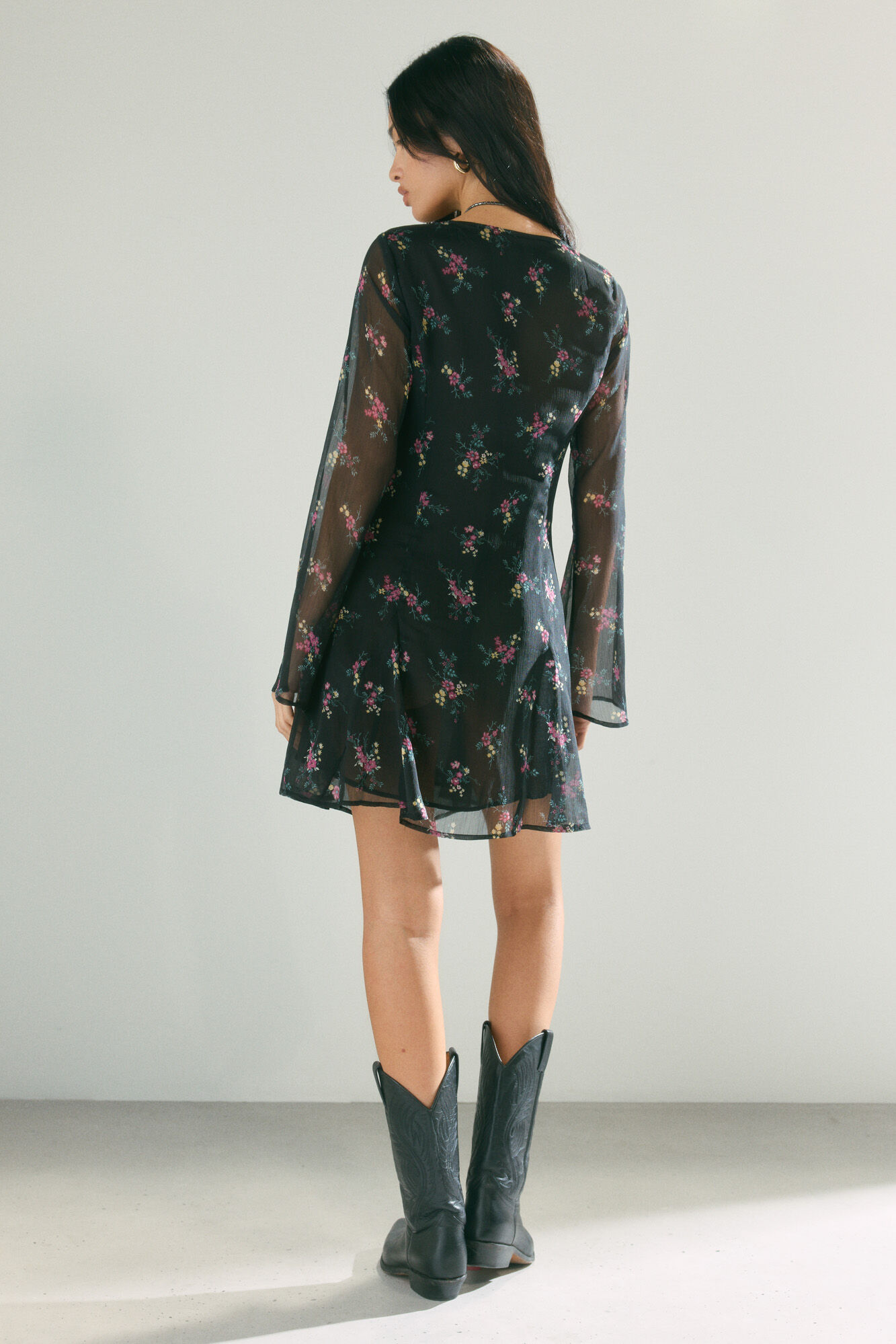 High Spirits Vestido Gaia negro