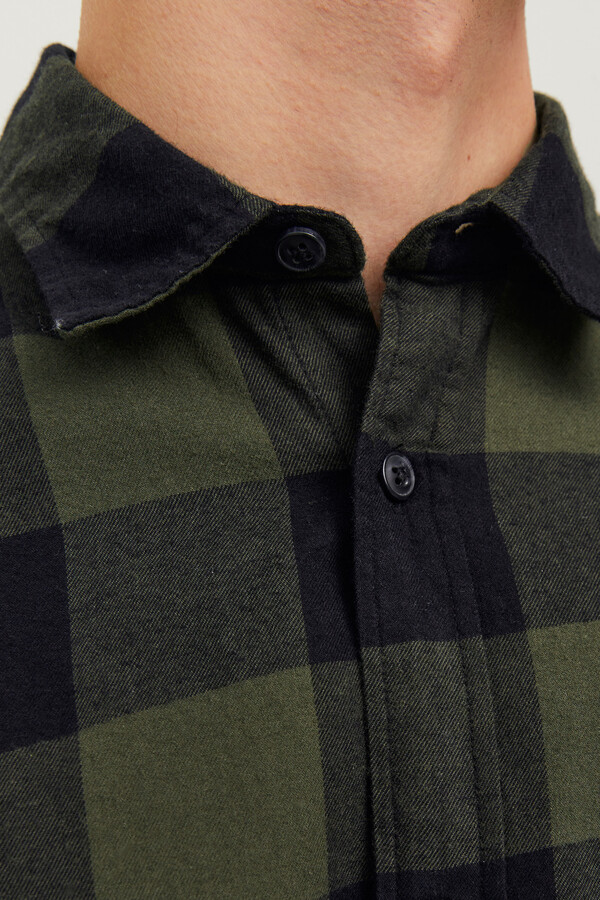 Jack & Jones Camisa confort fit verde