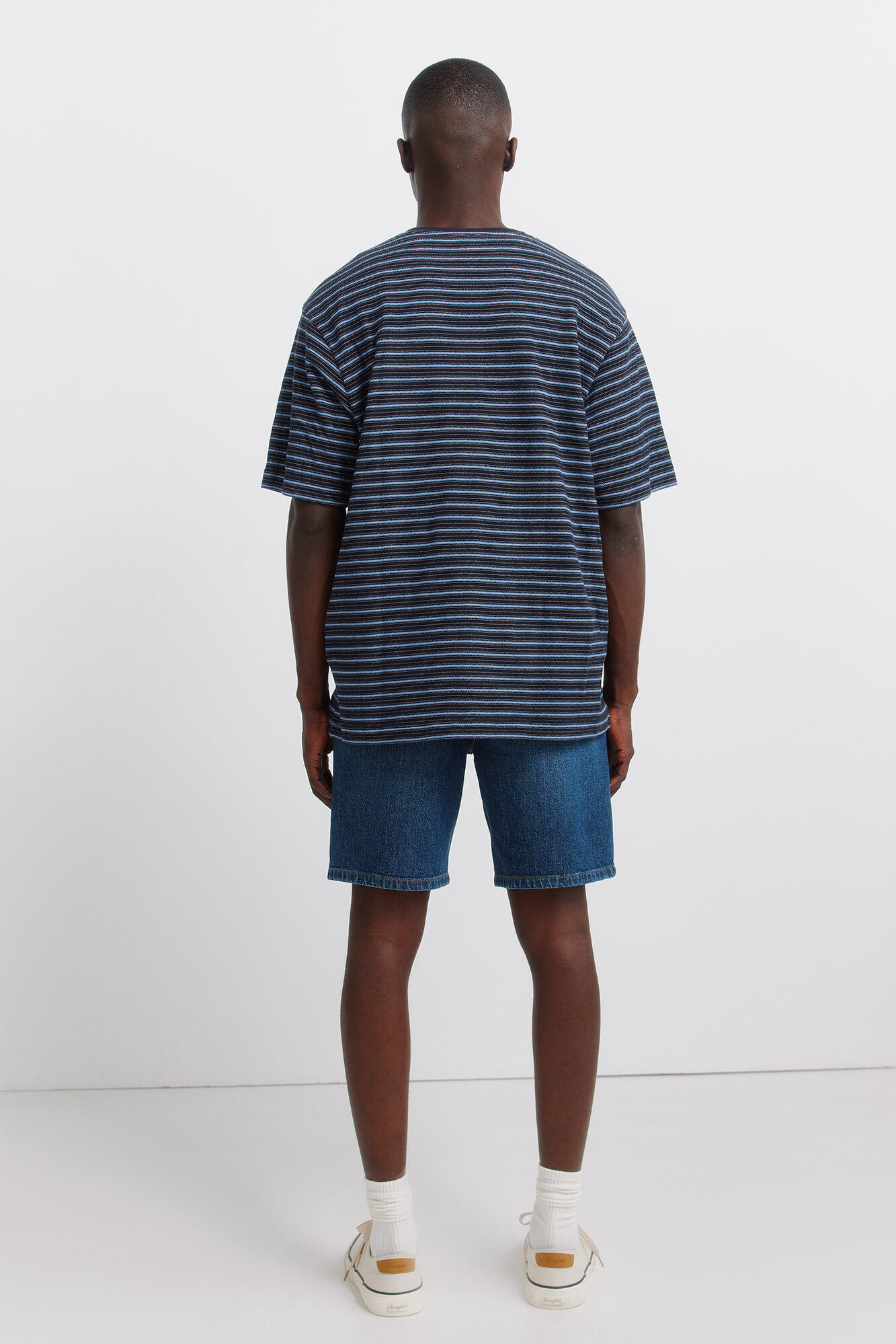 Springfield Bermuda de mezclilla regular fit azul