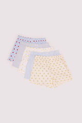 Springfield Pack 5 bóxeres frutas azul