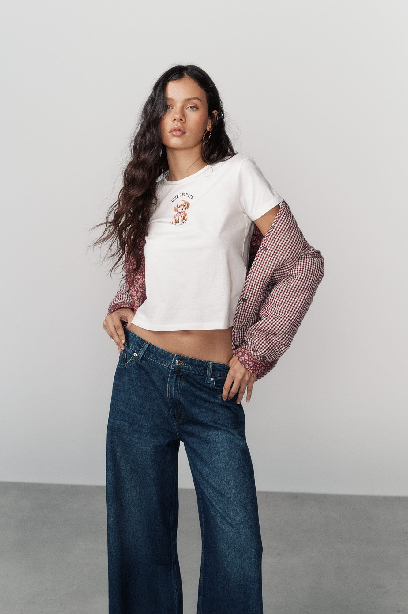 High Spirits Playera Waggy beige