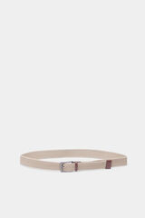 Springfield Cinturón trenzado monocolor beige