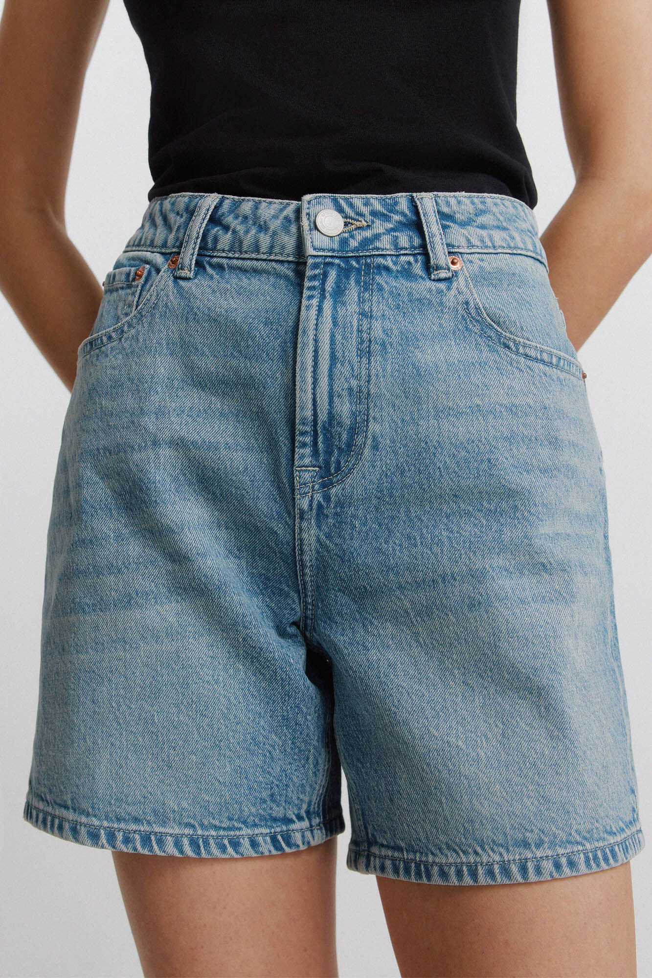 Springfield Bermudas de mezclilla azul