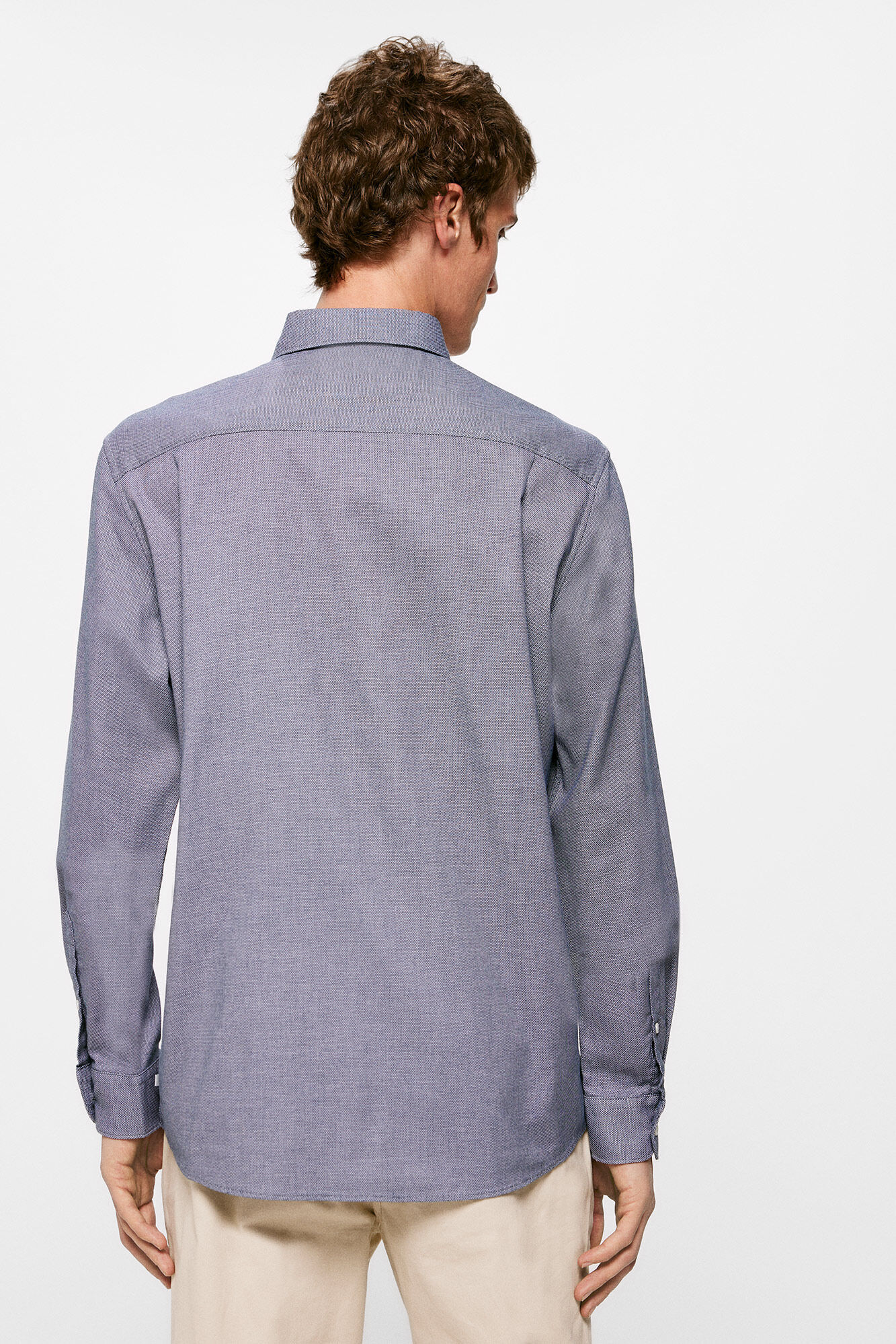 Camisa estructura color Camisas de hombre Springfield MX