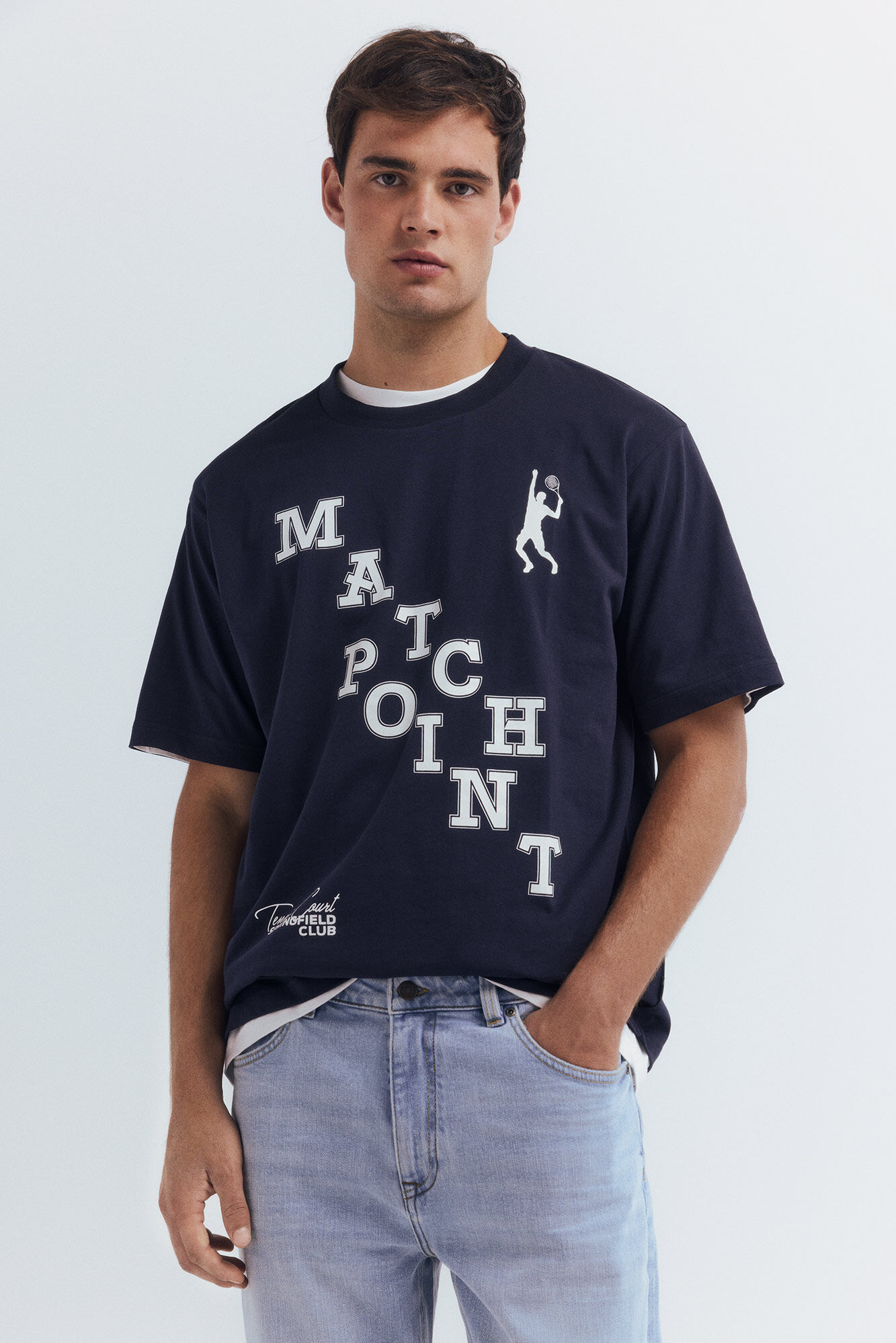 Springfield Vaquero lavado claro straight fit azul indigo