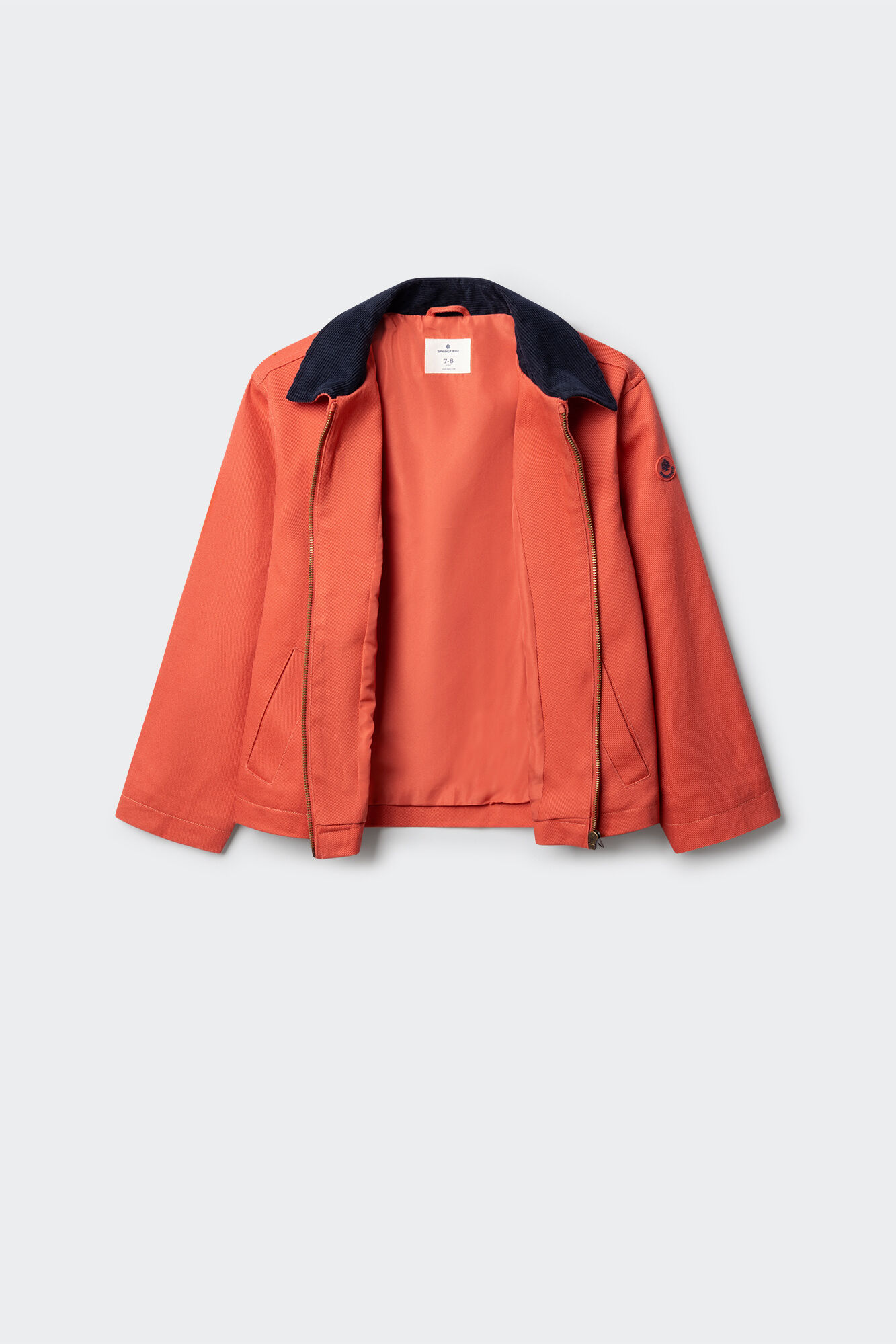 Springfield Kids Chamarra para ni&ntilde;o naranja