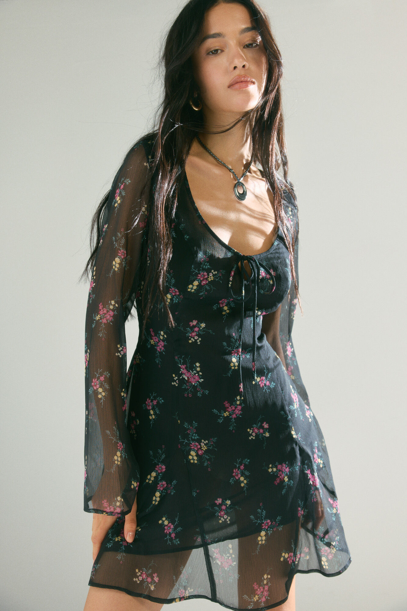 High Spirits Vestido Gaia negro