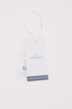 Springfield Pantalón chino slim fit color azul