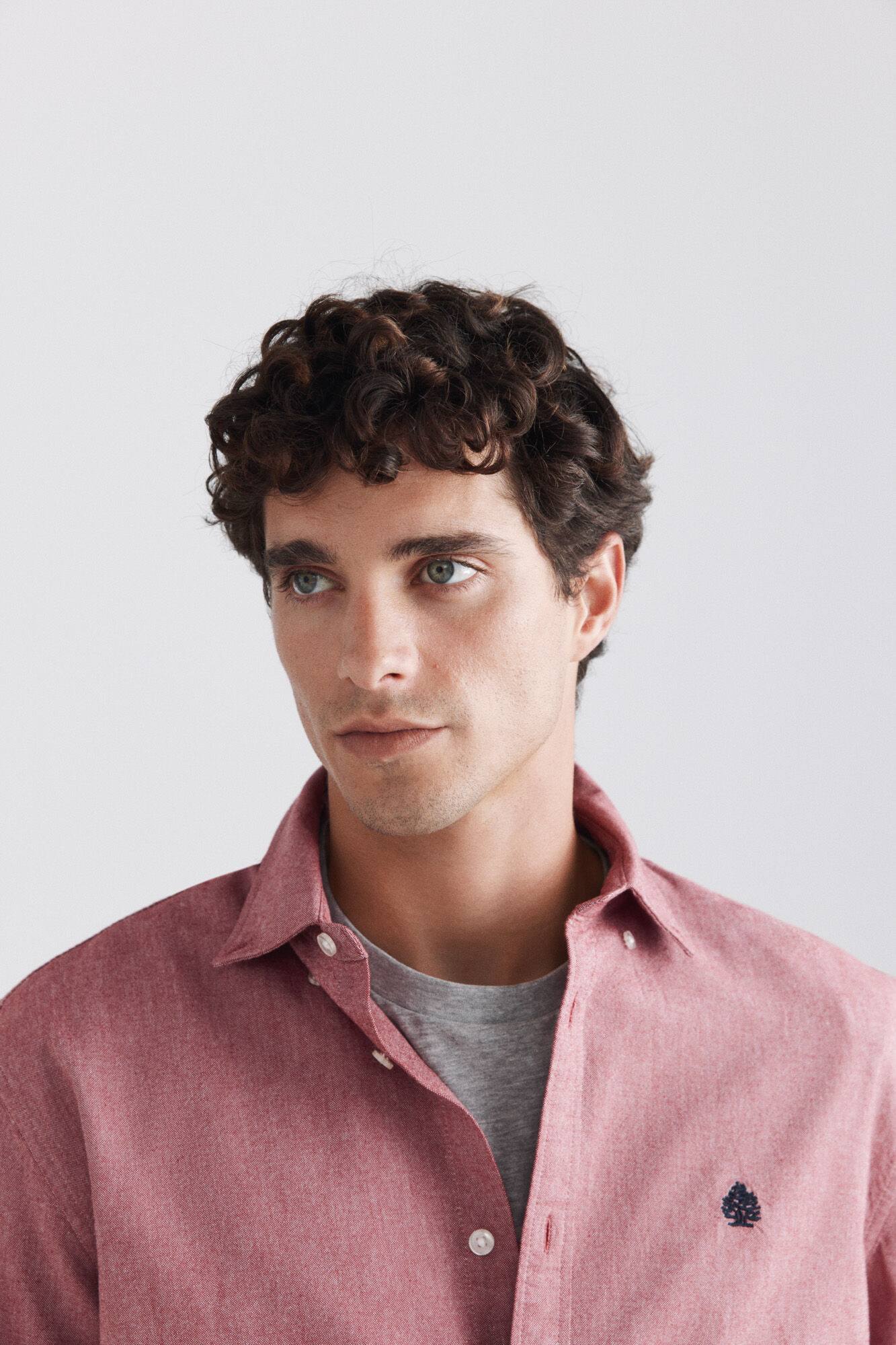 Springfield Camisa oxford rojo