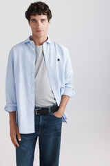 Springfield Camisa oxford azul