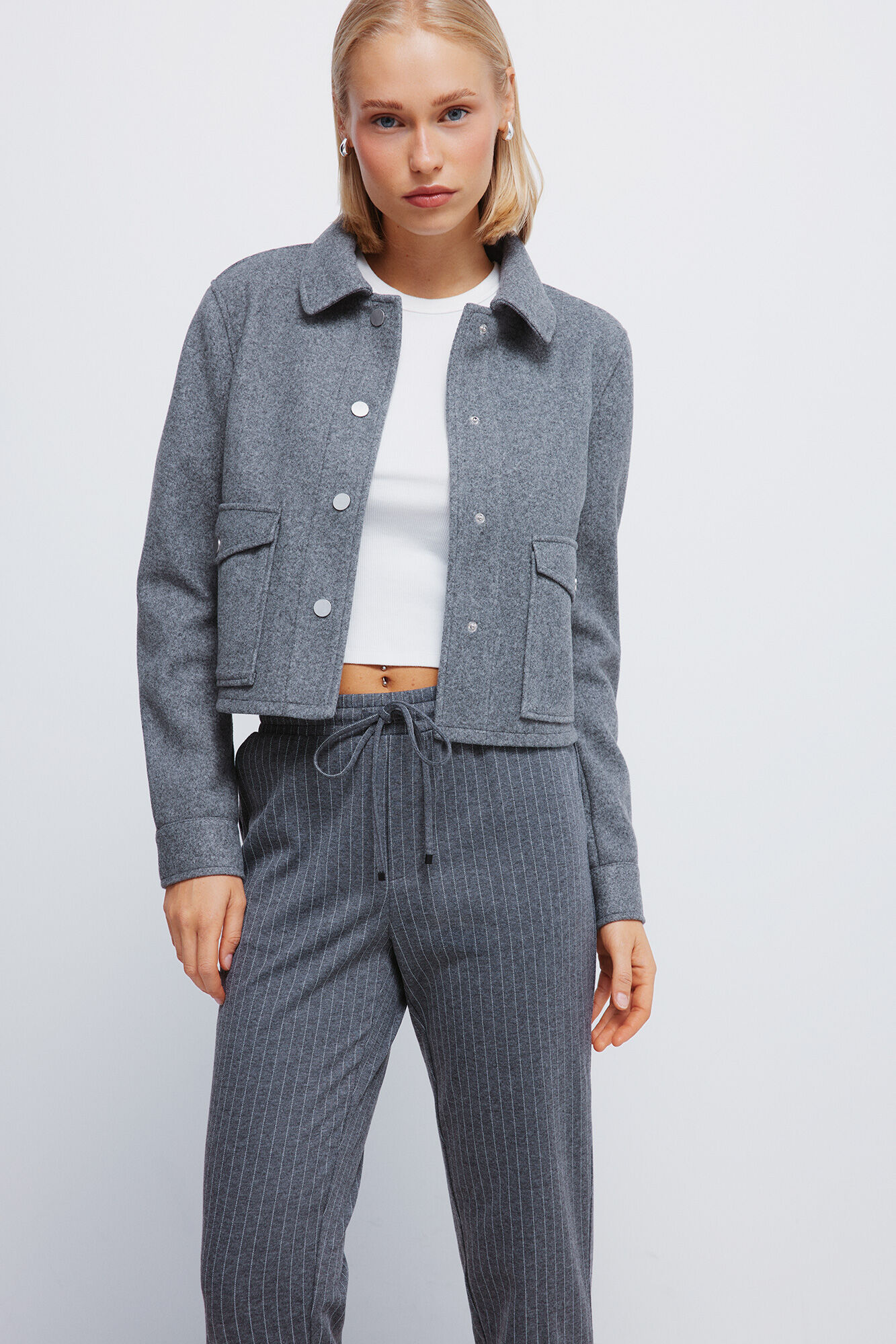 Springfield Pantalones jogger gris