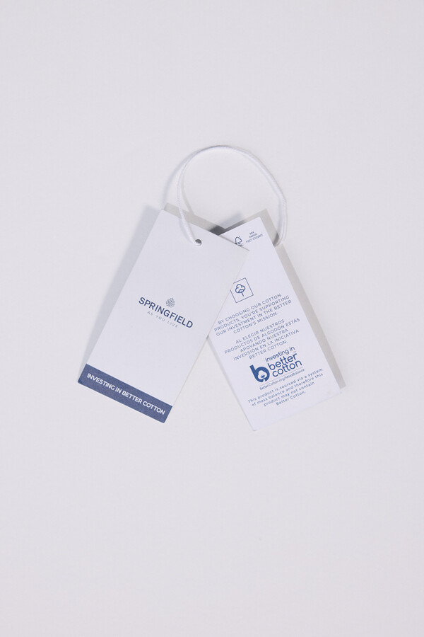 Springfield Camisa oxford azul