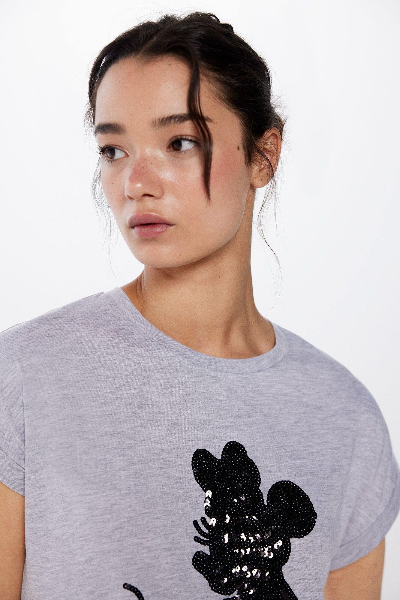 Playera Minnie Lentejuelas Playeras para mujer Springfield MX