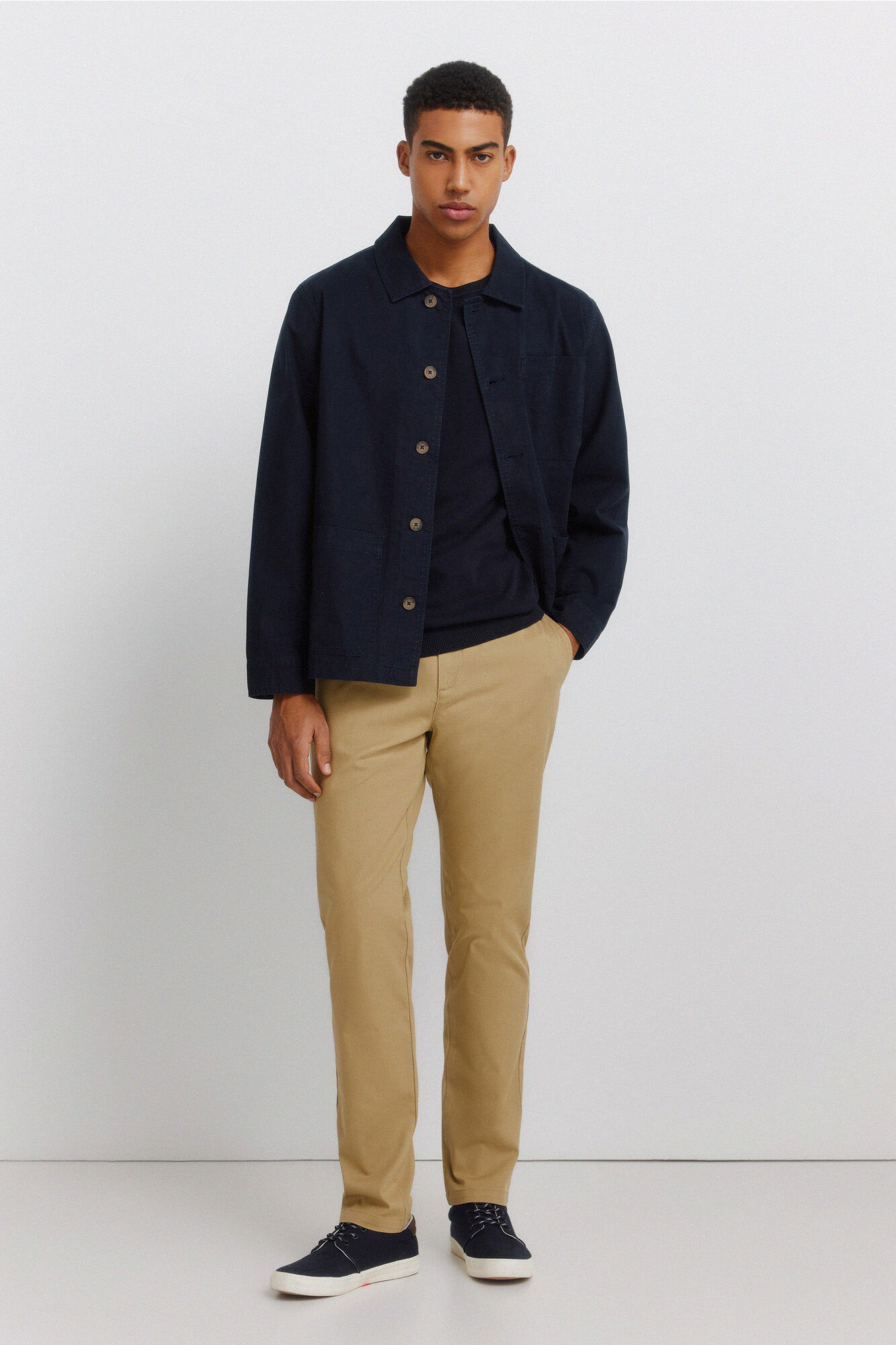 Springfield Pantal&oacute;n chino regular fit beige