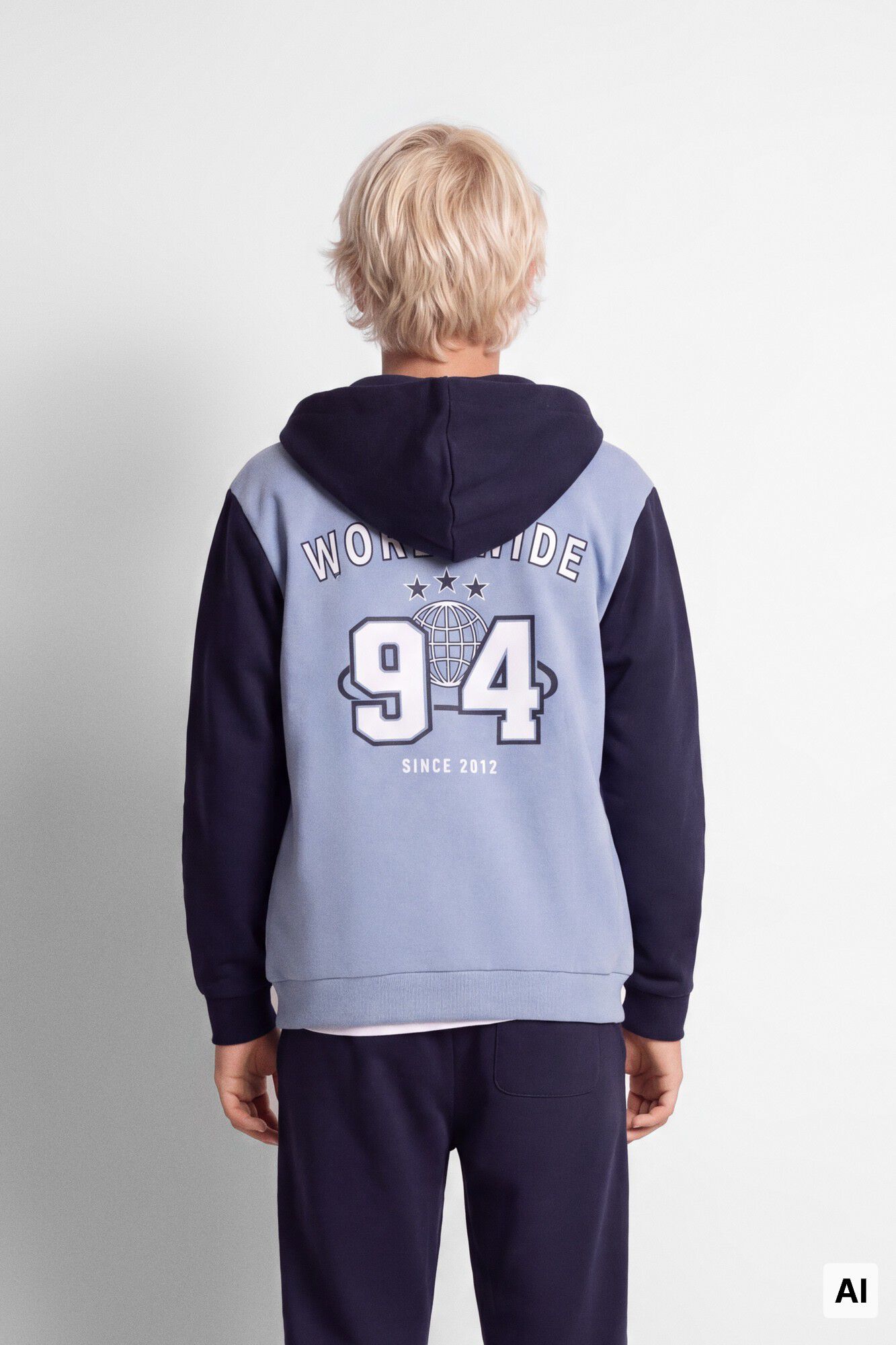 Springfield Kids Sudadera beisbolera 94 ni&ntilde;o azul indigo