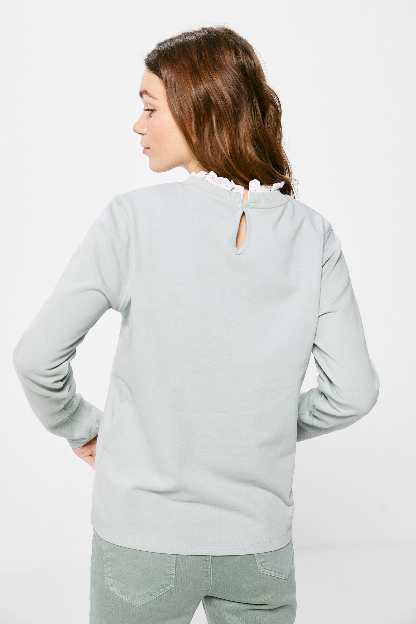 Springfield Sudadera "Always" Mariposa turquesa