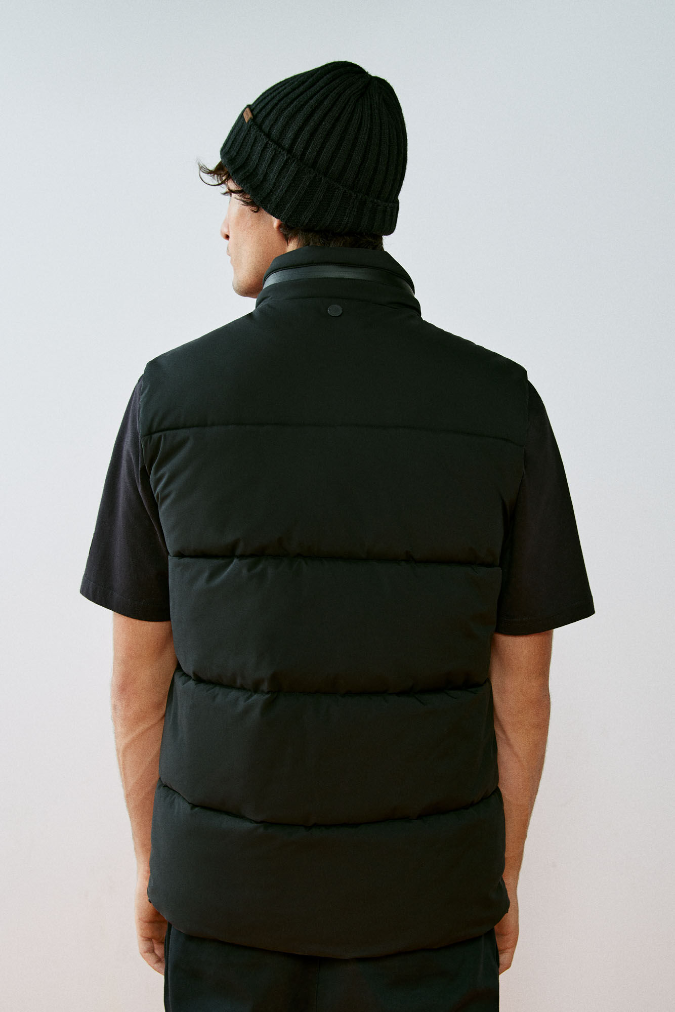 Springfield Chaleco acolchado t&eacute;rmico negro