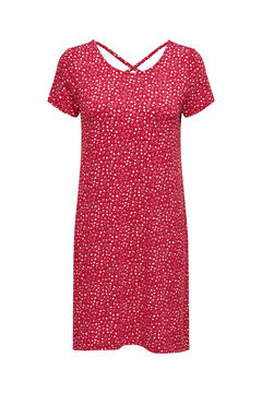 Springfield Vestido corto estampado rojo
