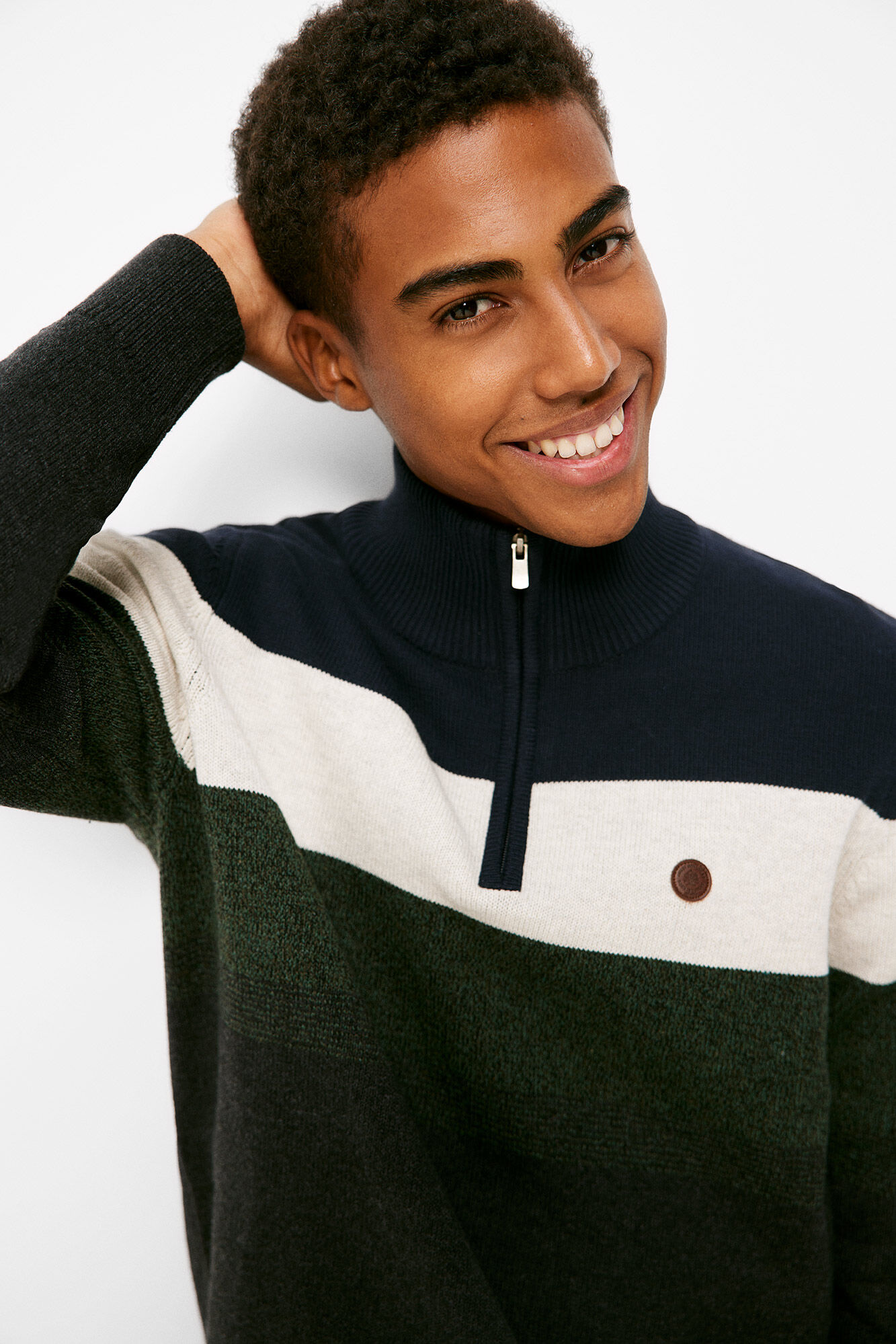 Sueter cuello ruso hombre on sale