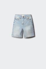 Springfield Kids Bermudas de mezclilla slim knit para ni&ntilde;o azul