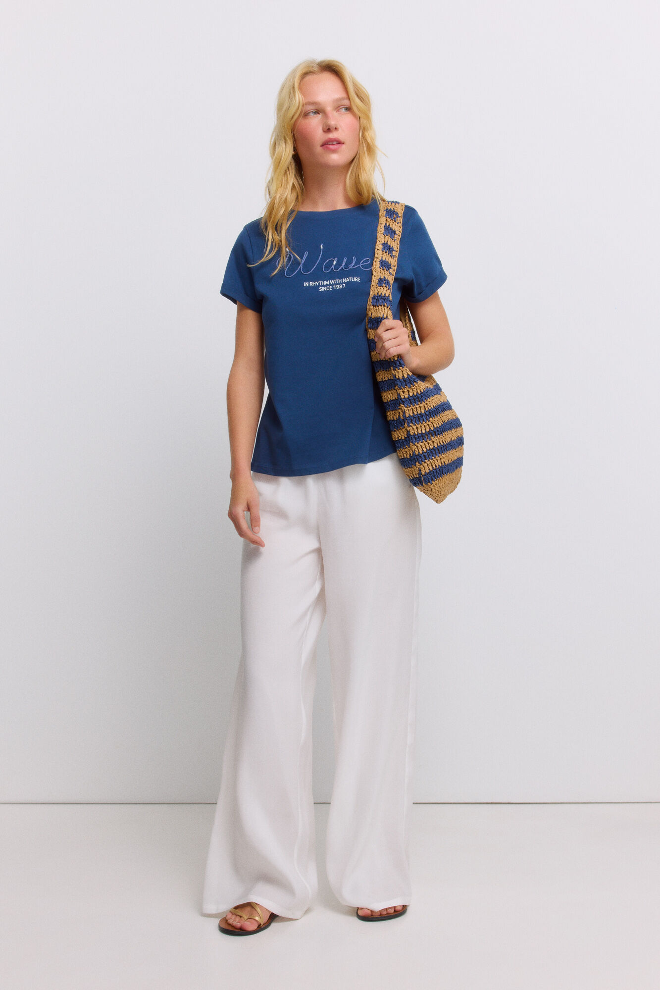 Springfield Playera de manga corta "waves"